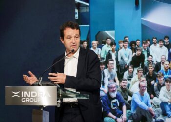 El presidente de Indra, Ángel Escribano.INDRA