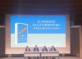 El abogado y magistrado del Tribunal Constitucional (TC) Enrique Arnaldo Alcubilla, ha presentado su nuevo libro 'El deporte en la literatura', en un acto celebrado en el Auditorio Mutua Madrileña.EUROPA PRESS
