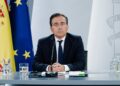 El ministro de Asuntos Exteriores, Unión Europea y Cooperación, José Manuel Albares, durante una rueda de prensa posterior a la reunión del Consejo de Ministros, a 9 de septiembre de 2025, en Madrid (España). Carlos Luján - Europa Press