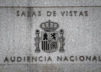 Fachada de la Audiencia Nacional, antes del juicio a Yassine Kanjaa, a 6 de octubre de 2025, en Madrid (España).Diego Radamés - Europa Press