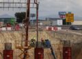 Archivo - Obras de emergencia para la reconstrucción de los puentes de la A-7 sobre el barranco del Poyo en abrilRober Solsona - Europa Press - Archivo