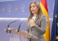 La portavoz del PP en el Congreso, Ester Muñoz, durante una rueda de prensa posterior a la Junta de Portavoces, en el Congreso de los Diputados, a 7 de octubre de 2025, en Madrid (España).Eduardo Parra - Europa Press