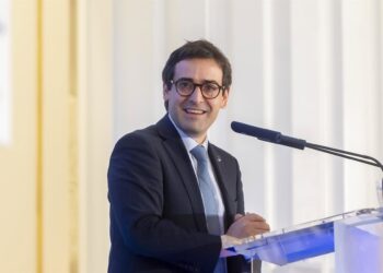 El vicepresidente ejecutivo de Prosperidad y Estrategia Industrial de la Comisión Europea, Stéphane Séjourn, participa en un desayuno informativo de Fórum Europa, a 2 de octubre de 2025, en Madrid (España).Alberto Ortega - Europa Press