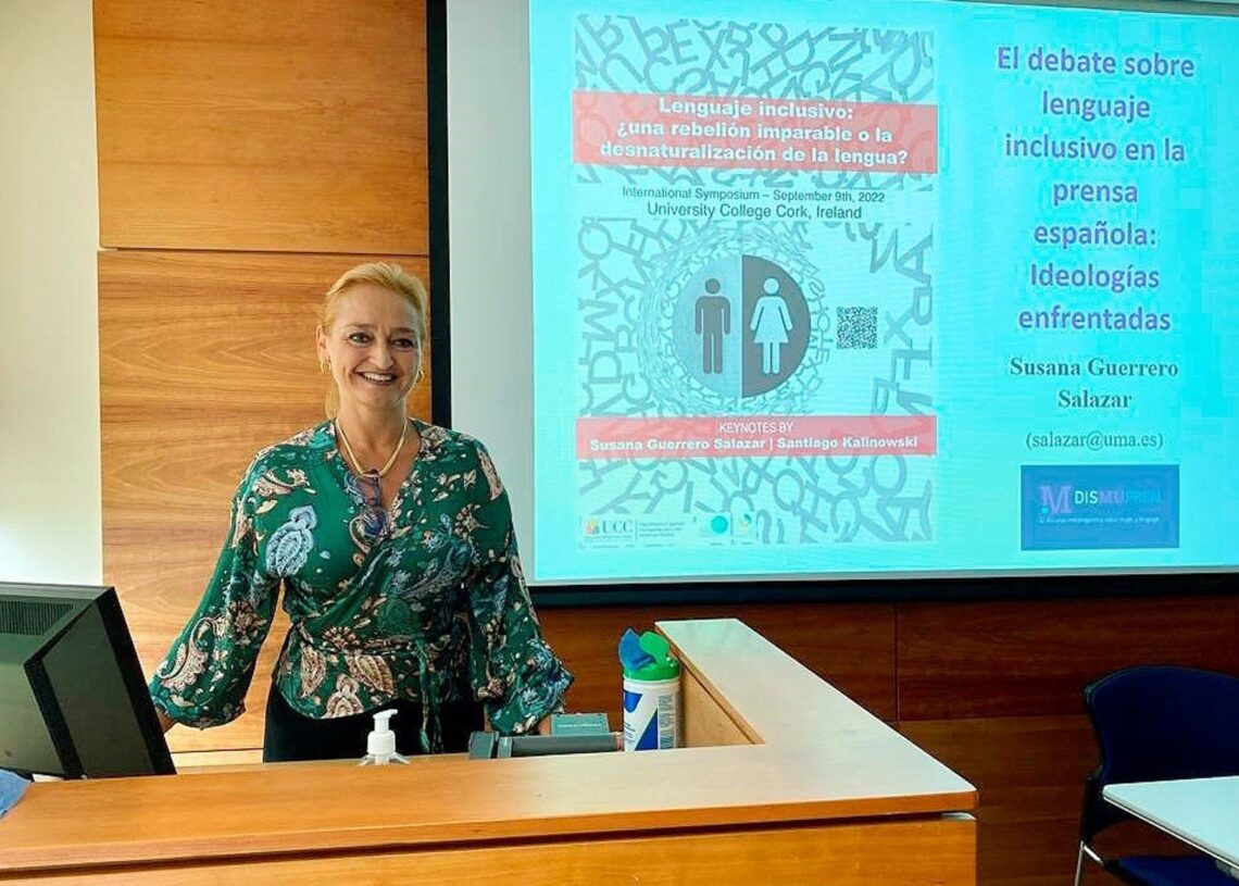 Archivo - La catedrática de Lengua Española, Susana Guerrero, autora del monográfico.UNIVERSIDAD DE MÁLAGA - Archivo