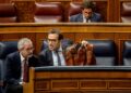 El ministro de Economía, Comercio y Empresa, Carlos Cuerpo, durante una sesión plenaria, en el Congreso de los Diputados, a 7 de octubre de 2025, en Madrid (España). Ricardo Rubio - Europa Press