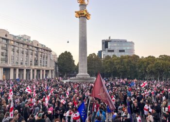 Manifestación en la capital georgiana, TiflisEuropa Press/Contacto/Yegikov Mikhail