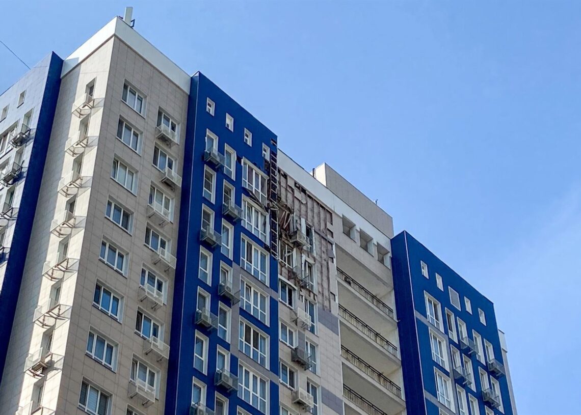 Archivo - Daños materiales en un edificio en la ciudad de Bélgorod, en Rusia, tras un ataque con drones por parte del Ejército de Ucrania (archivo)Europa Press/Contacto/Yekaterina Inyakina