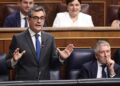 El ministro de la Presidencia, Relaciones con las Cortes y Justicia, Félix Bolaños, interviene durante una sesión de control al Gobierno en el Congreso de los Diputados, a 17 de septiembre de 2025, en Madrid (España).Eduardo Parra - Europa Press