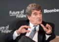 El gobernador del Banco de España, José Luis Escrivá, interviene durante el foro de Bloomberg "Futuro de las Finanzas: Perspectivas Económicas de España 2025", a 8 de octubre de 2025, en Madrid (España). En el foro se ha debatido sobre las últimas perspecDiego Radamés - Europa Press