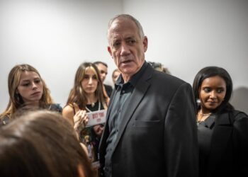 Archivo - El líder de la coalición Azul y Blanco-Unidad Nacional, Benny Gantz.Michael Kappeler/dpa /dpa - Archivo