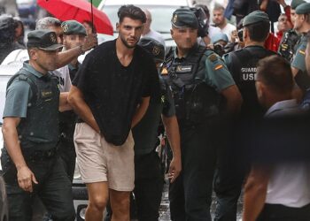 Archivo - El futbolista Rafa Mir en el pase a disposición judicialRober Solsona - Europa Press - Archivo