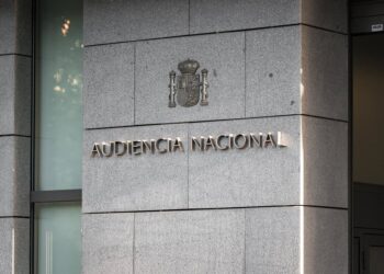 Fachada de la Audiencia Nacional, antes del juicio a Yassine Kanjaa, a 6 de octubre de 2025, en Madrid (España).Diego Radamés - Europa Press