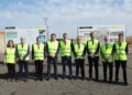 El presidente del Gobierno, Pedro Sánchez, acompañado por el ministro de Transportes y Movilidad Sostenible, Óscar Puente, visita las obras del primer tramo de la autovía A-58MINISTERIO DE TRANSPORTES