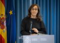La ministra de Sanidad, Mónica García, ofrece declaraciones a la prensa tras la reunión extraordinaria del pleno del Consejo Interterritorial del Sistema Nacional de Salud (CISNS), a 8 de octubre de 2025, en Madrid (España).Alejandro Martínez Vélez - Europa Press
