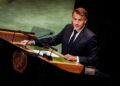 Emmanuel Macron, presidente de Francia, habla ante la Asamblea General de la ONUKay Nietfeld/dpa