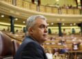 Archivo - El ex secretario de Organización del PSOE Santos Cerdán durante una sesión plenaria en el Congreso de los Diputados.Jesús Hellín - Europa Press - Archivo