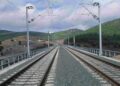 Archivo - Imagen de un tramo de vía ferroviariaADIF - Archivo