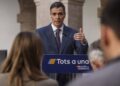 Archivo - El presidente del Gobierno, Pedro Sánchez, interviene tras una reunión con agentes sociales, en la Delegación del Gobierno en la Comunidad Valenciana, a 23 de enero de 2025, en Madrid (España). Rober Solsona - Europa Press - Archivo