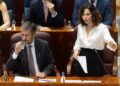 La presidenta de la Comunidad de Madrid, Isabel Díaz Ayuso, interviene durante un pleno en la Asamblea de Madrid.Eduardo Parra - Europa Press