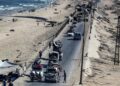 Desplazados palestinos huyendo del norte de la Franja de Gaza a causa de la ofensiva del Ejército de Israel contra la ciudad de Gaza (archivo)Abed Rahim Khatib/dpa