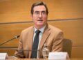 El presidente de la CEOE, Antonio Garamendi, durante el seminario 'África: inversión en talento y desarrollo’, en la sede de la CEOE, a 25 de septiembre de 2025, en Madrid (España). Organizado por la Confederación Española de Organizaciones Empresariales Diego Radamés - Europa Press