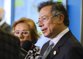 Gustavo Petro, presidente de Colombia, en una visita en BruselasPRESIDENCIA DE COLOMBIA/OVIDIO GONZALEZ