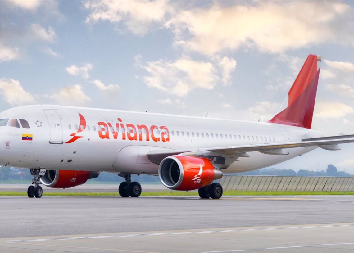 Avión de Avianca.AVIANCA