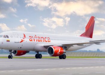 Avión de Avianca.AVIANCA
