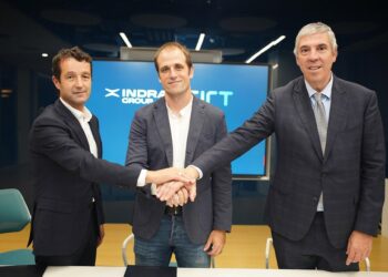 Indra firma con Sirt un acuerdo para aumentar capacidades de ciberdefensa y del espacio y crecer en CataluñaINDRA GROUP