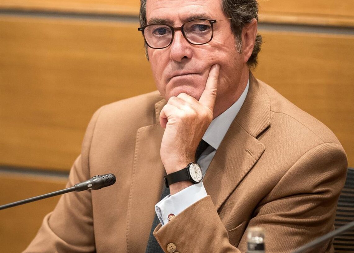 El presidente de la CEOE, Antonio GaramendiDiego Radamés - Europa Press