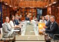 El ministro de la Presidencia, Justicia y Relaciones con las Cortes, Félix Bolaños, durante una reunión con la Comisión de Venecia, a 15 de septiembre de 2025, en Madrid (España).Pool Moncloa / Raúl Salgado Muro