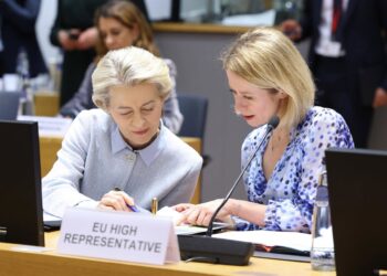Archivo - La presidenta de la Comisión Europea, Ursula von der Leyen, y la Alta Representante de la UE para Política Exterior, Kaja KallasFREDERIC GARRIDO-RAMIREZ - Archivo