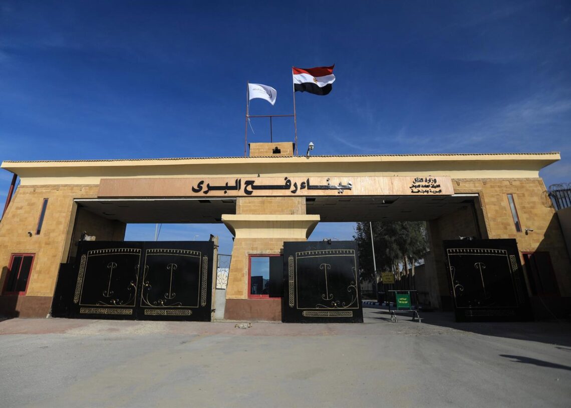 Archivo - Paso fronterizo de Rafá entre la Franja de Gaza y EgiptoGehad Hamdy/dpa - Archivo