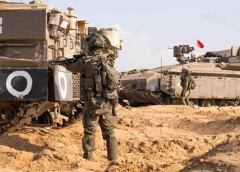 Archivo - Soldados y vehículos militares israelíes en la Franja de Gaza (archivo)FUERZAS ARMADAS DE ISRAEL - Archivo