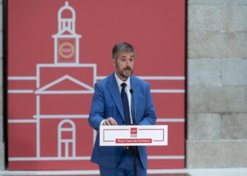 Archivo - El consejero de Presidencia, Justicia y Administración Local, Miguel Ángel García Martín, durante una rueda de prensa tras una reunión, en la Real Casa de Correos, a 5 de septiembre de 2024Alberto Ortega - Europa Press - Archivo