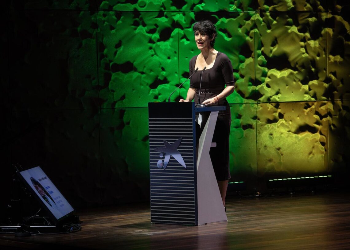 La ministra de Inclusión, Seguridad Social y Migraciones, Elma Saiz, inaugura la VI edición de Camino al Impacto, en CaixaForum Madrid, a 8 de octubre de 2025, en Madrid (España). Alejandro Martínez Vélez - Europa Press