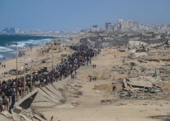 Palestinos desplazados en la Franja de GazaEuropa Press/Contacto/Omar Ashtawy