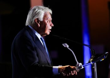 El expresidente del Gobierno Felipe González.Francisco J. Olmo - Europa Press
