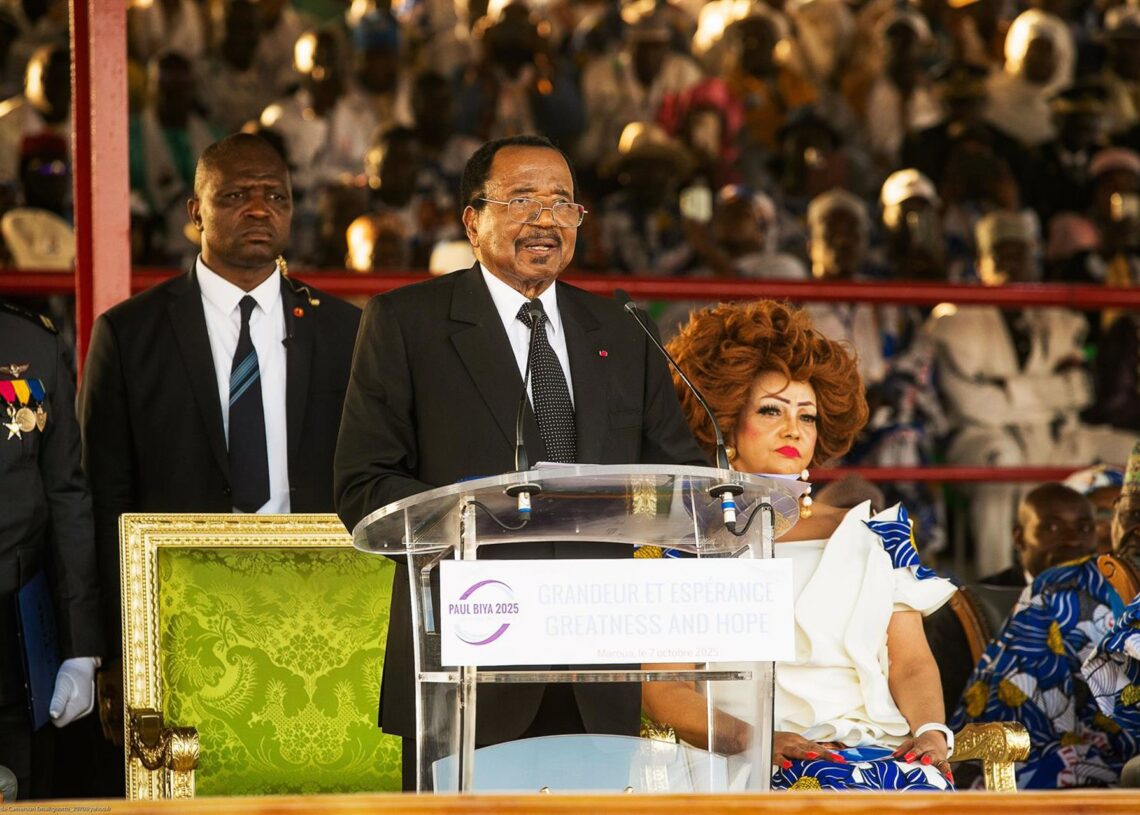 El presidente de Camerún, Paul Biya, durante un acto de campaña en Maroua (norte) antes de las elecciones presidenciales del 12 de octubre (archivo)Europa Press/Contacto/Kepseu