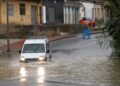 Rambla de Beniaján inundada tras el paso de la borrasca Alice.EDU BOTELLA/EUROPA PRESS