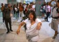 Pilar Castillejo en su llegada a Barcelona tras su deportación de IsraelLORENA SOPENA / Europa Press