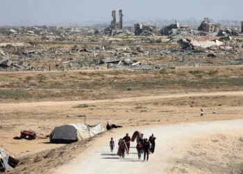 Palestinos retornan a la ciudad de Gaza en medio del alto el fuego con Israel Europa Press/Contacto/Rizek Abdeljawad