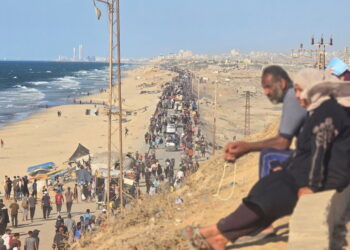 Desplazados palestinos regresan al norte de Gaza en pleno alto el fuego con Israel Europa Press/Contacto/Hassan Alzaanin