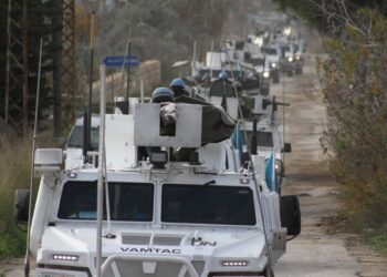 Archivo - Imagen de archivo de un convoy de la FINUL en LíbanoEuropa Press/Contacto/Taher Abu Hamdan - Archivo