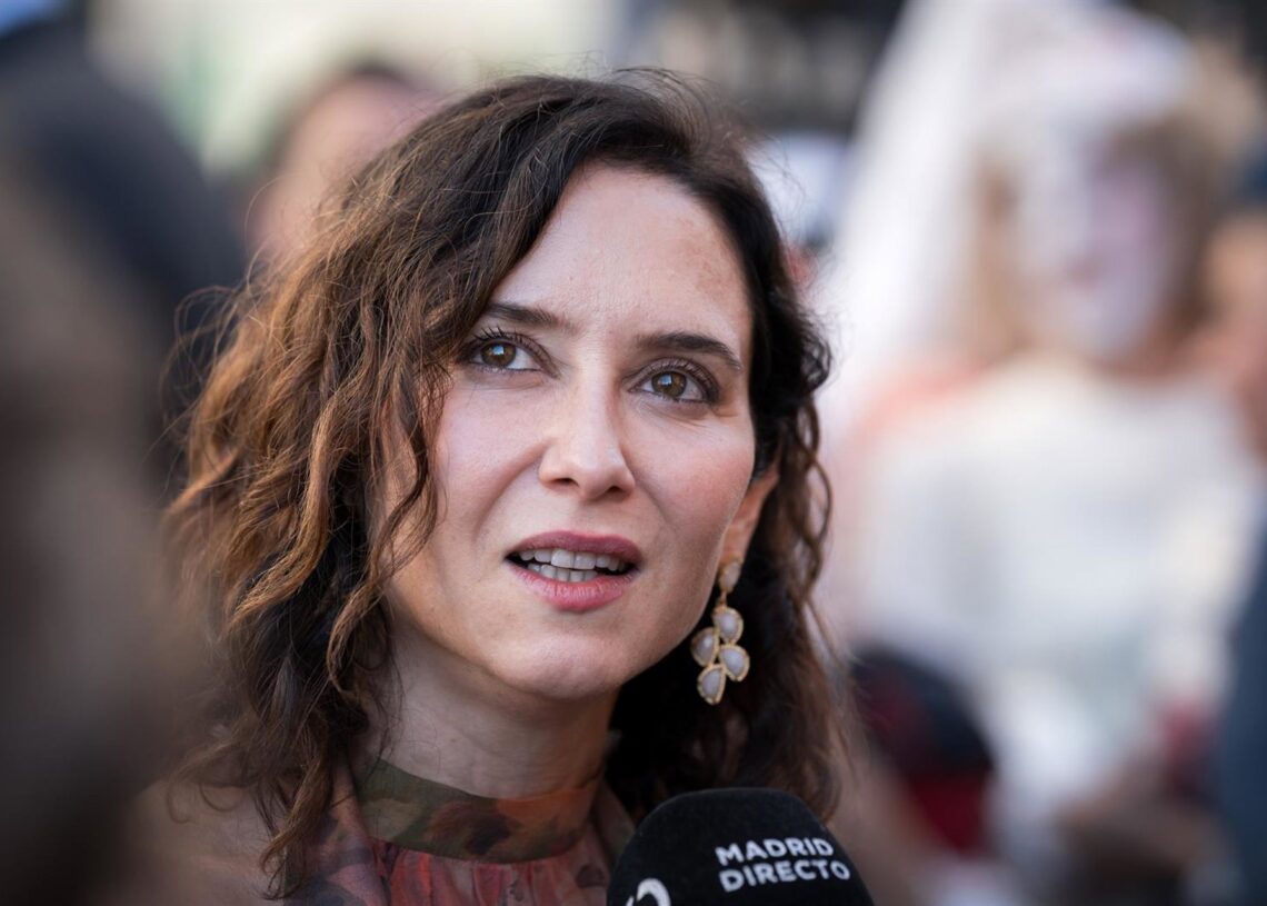 La presidenta de la Comunidad de Madrid, Isabel Díaz AyusoDiego Radamés - Europa Press