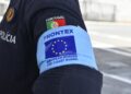 Archivo - Plano del brazo de un policía de FRONTEX durante la presentación de la Operación Minerva-Frontex, a 17 de junio de 2022, en Ceuta (España). Antonio Sempere - Europa Press - Archivo