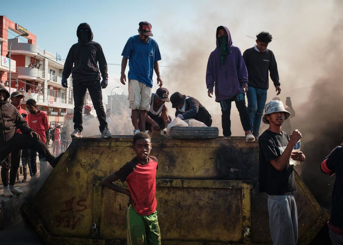 Protestas en Antananarivo, Madagascar, contra el presidente Andriy Rajoelina Europa Press/Contacto/iAko Randrianarivelo