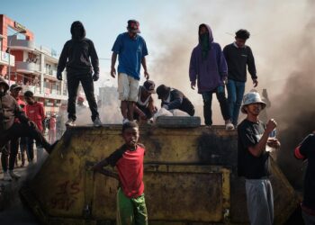 Protestas en Antananarivo, Madagascar, contra el presidente Andriy Rajoelina Europa Press/Contacto/iAko Randrianarivelo