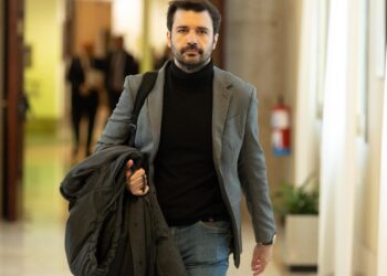 Archivo - El portavoz de Podemos en el Congreso, Javier Sánchez Serna,  llega a una reunión de la Junta de Portavoces, en el Congreso de los Diputados, a 18 de marzo de 2025, en Madrid (España).Eduardo Parra - Europa Press - Archivo