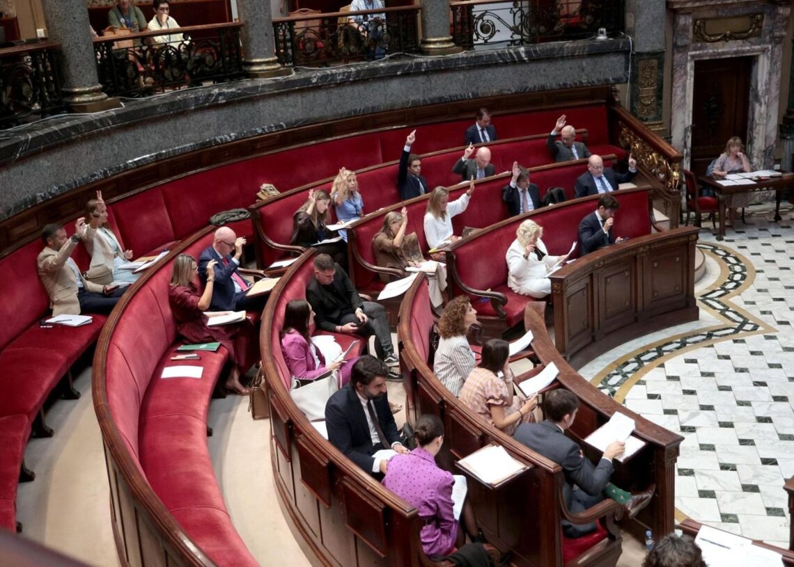 Imagen del pleno ordinario de septiembre de 2025 del Ayuntamiento de València.AYUNTAMIENTO DE VALÈNCIA